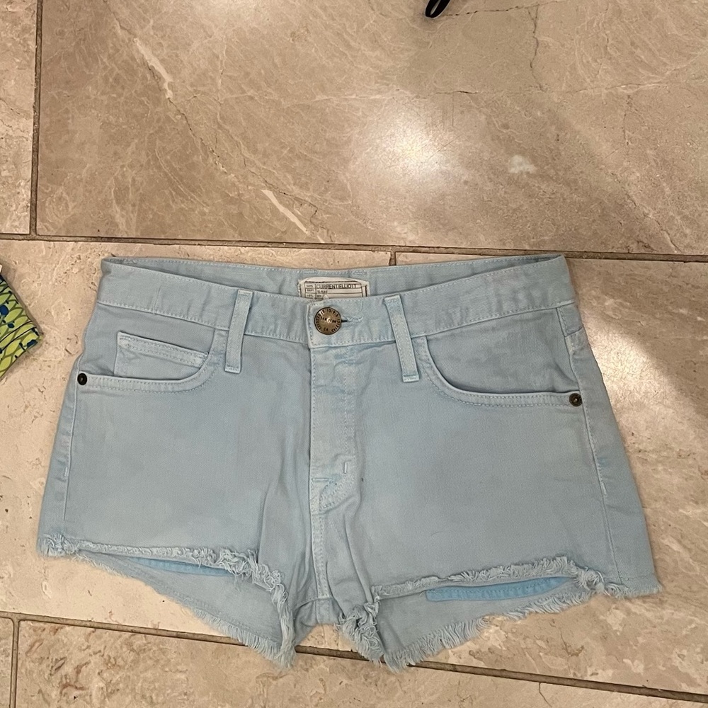 Current/Elliot jean cut off shorts, light blue, Size 23